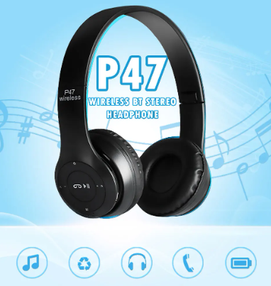 AUDIFONOS DIADEMA P47 BLUETOOTH